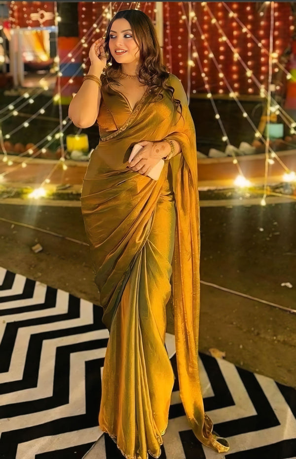 Gold Art Silk Sarees