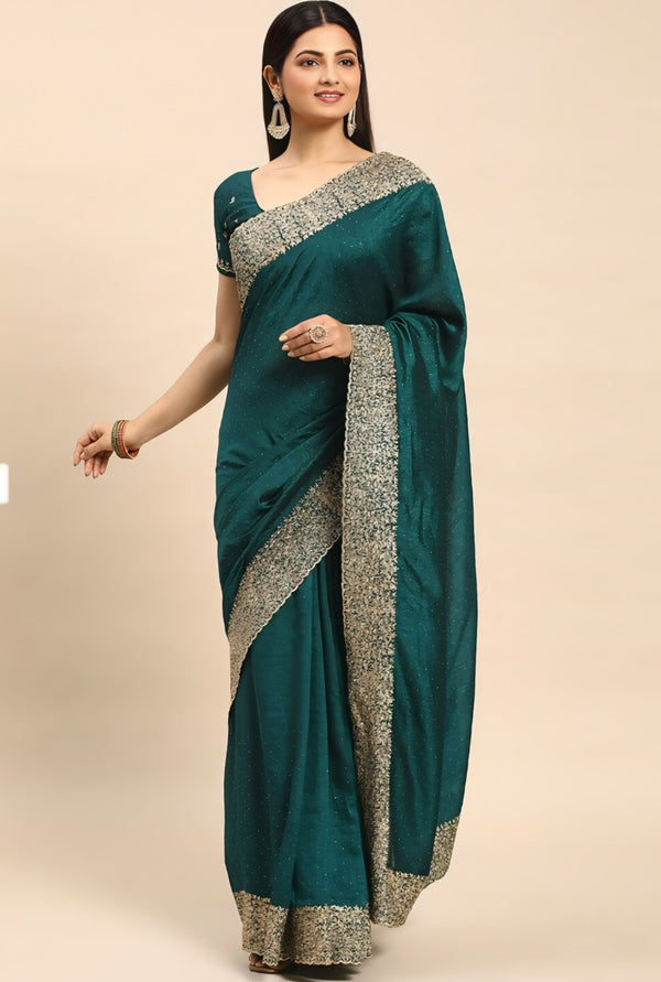 Embroidery c pall saree